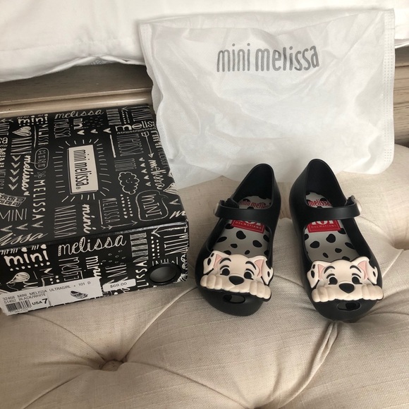 Mini Melissa Shoes - Mini Melissa Dalmation Shoes (Toddler 7)